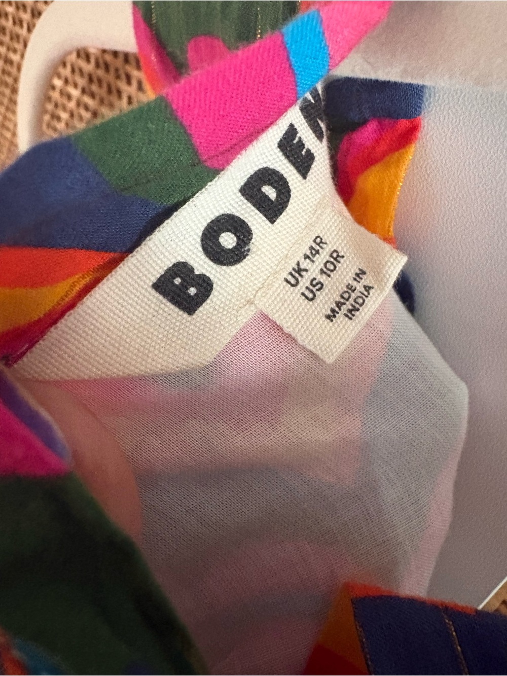 Boden Serena Tie Chevron Maxi Dress - Multicolor - Picture 7 of 10